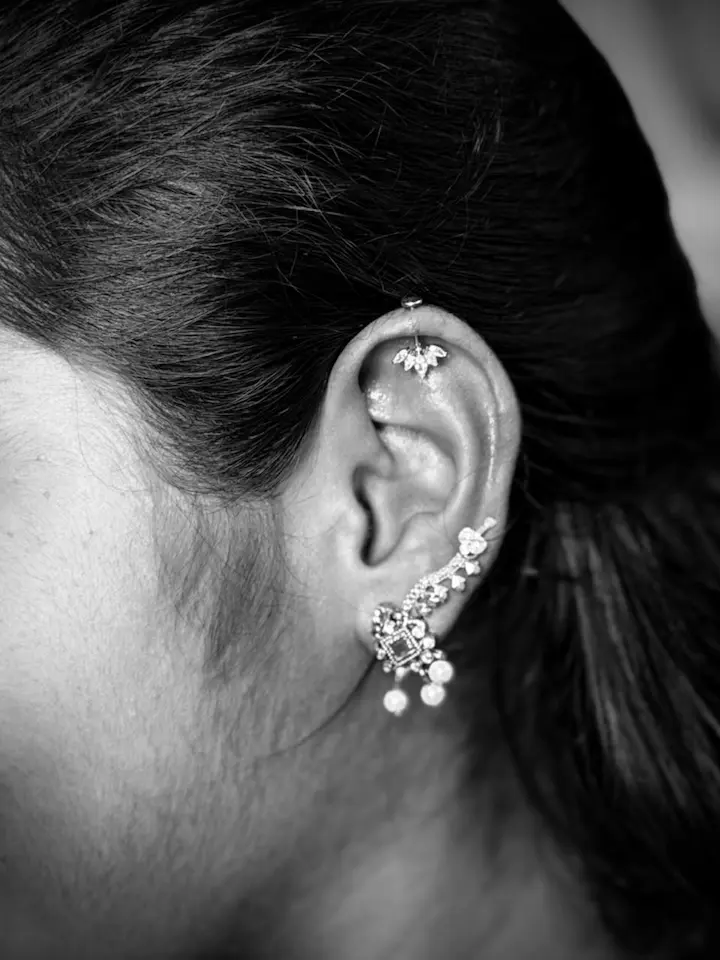 Piercing example — Trendy Tattoo & Piercing Studio, Vijayawada
